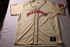 Hank Aaron 1953 Jacksonville Braves Minor League Commemorative Baseball Jersey X